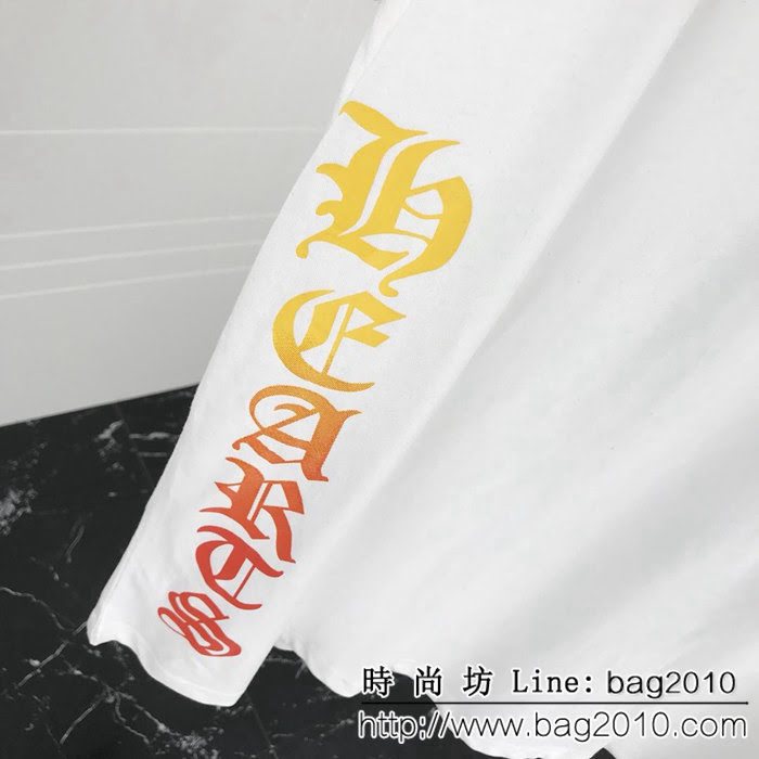 Chrome Hearts克羅心 19ss 彩虹馬蹄限定T恤 定制原版純棉面料 高版本情侶款 ydi2232